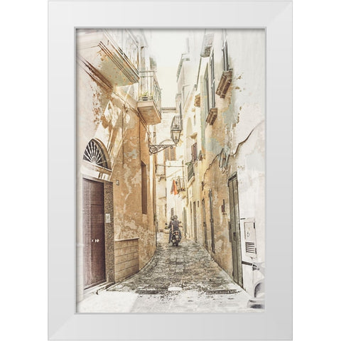 Italy IV White Modern Wood Framed Art Print by Stelfox, Norm