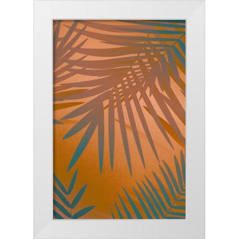 Palm Heat I  White Modern Wood Framed Art Print by Stelfox, Norm