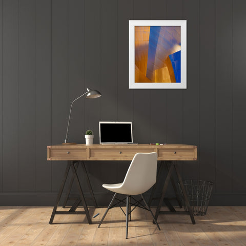 Abstracted Architecture II  White Modern Wood Framed Art Print by Stelfox, Norm