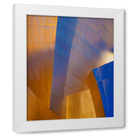 Abstracted Architecture II  White Modern Wood Framed Art Print by Stelfox, Norm