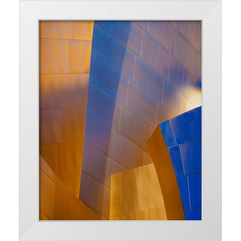 Abstracted Architecture II  White Modern Wood Framed Art Print by Stelfox, Norm
