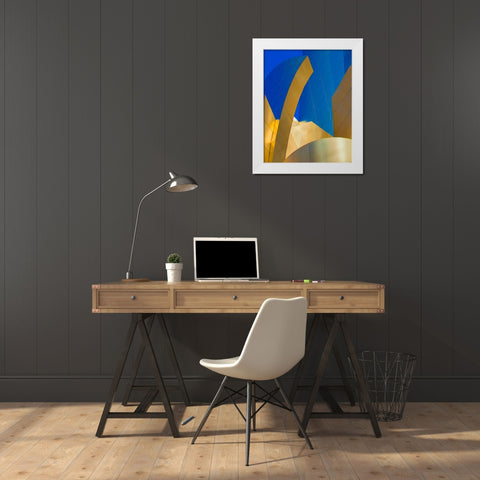Abstracted Architecture III White Modern Wood Framed Art Print by Stelfox, Norm