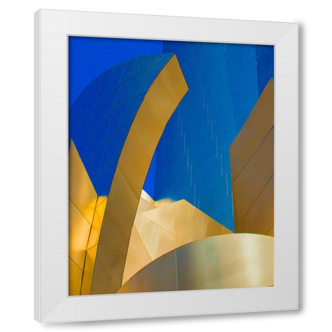Abstracted Architecture III White Modern Wood Framed Art Print by Stelfox, Norm