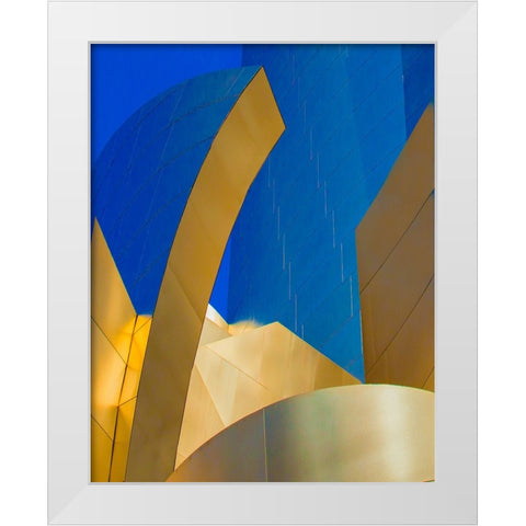 Abstracted Architecture III White Modern Wood Framed Art Print by Stelfox, Norm
