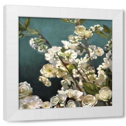 Nightshade I White Modern Wood Framed Art Print by Novak, Rick