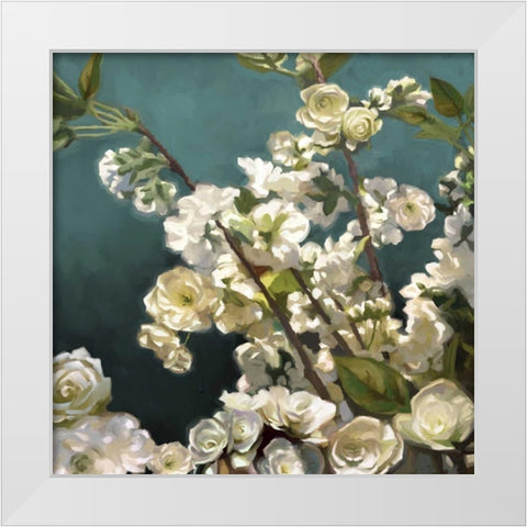 Nightshade I White Modern Wood Framed Art Print by Novak, Rick