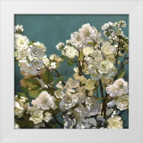 Nightshade II White Modern Wood Framed Art Print by Novak, Rick