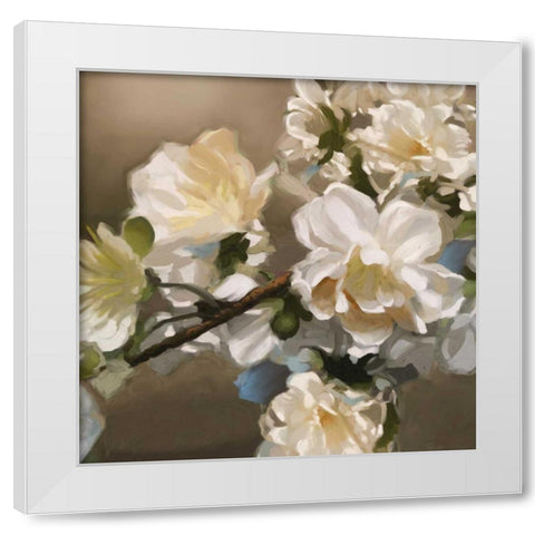 Elegance I White Modern Wood Framed Art Print by Novak, Rick