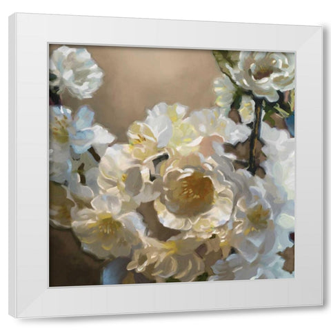 Elegance II White Modern Wood Framed Art Print by Novak, Rick