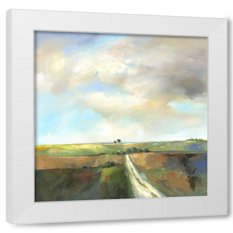 Anything Goes  White Modern Wood Framed Art Print by Nolwan
