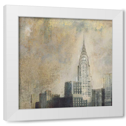 Light New York Abstract II White Modern Wood Framed Art Print by Novak, Rick