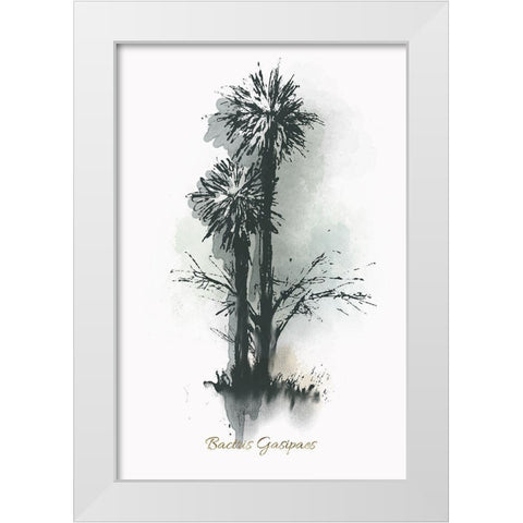 Everglades III White Modern Wood Framed Art Print by Rick Novak