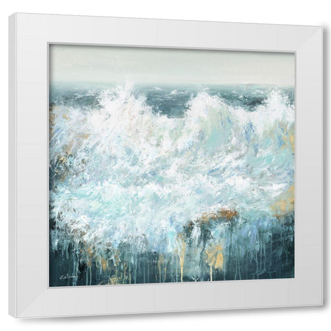 Solo Dance White Modern Wood Framed Art Print by Calameo