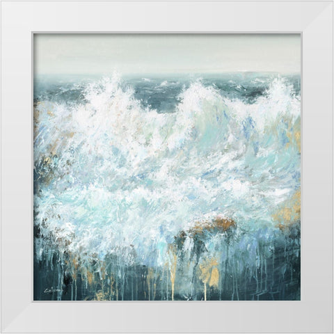Solo Dance White Modern Wood Framed Art Print by Calameo