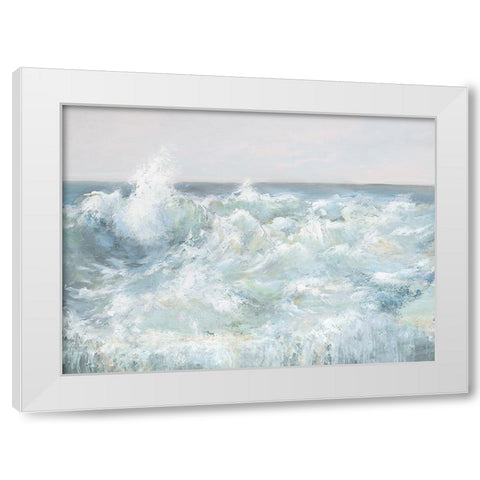 Little Time White Modern Wood Framed Art Print by Calameo