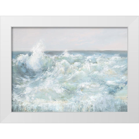 Little Time White Modern Wood Framed Art Print by Calameo