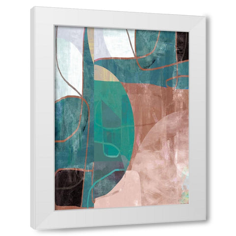 Intuition II White Modern Wood Framed Art Print by Dubois, Lori
