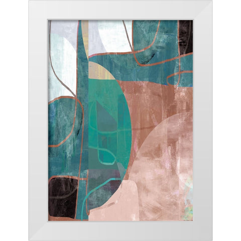 Intuition II White Modern Wood Framed Art Print by Dubois, Lori