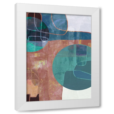 Intuition III White Modern Wood Framed Art Print by Dubois, Lori