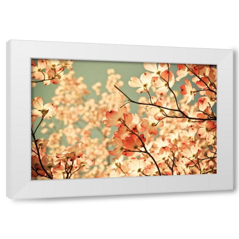 Pink Pic White Modern Wood Framed Art Print by St. Clair, Olivia Joy