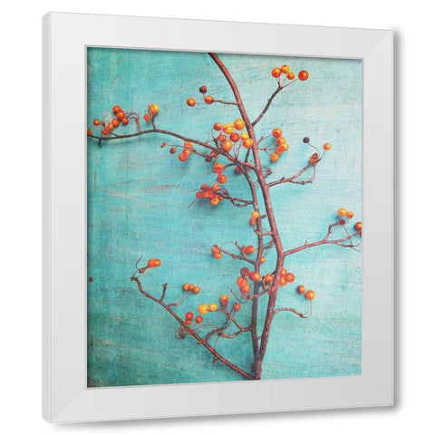 Coraline White Modern Wood Framed Art Print by Joy, Olivia