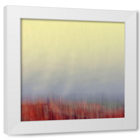 Autumn Soft II  White Modern Wood Framed Art Print by Joy, Olivia