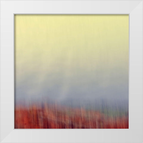 Autumn Soft II  White Modern Wood Framed Art Print by Joy, Olivia