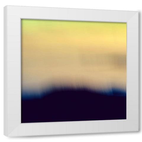 Yellow Sunset II White Modern Wood Framed Art Print by Joy, Olivia