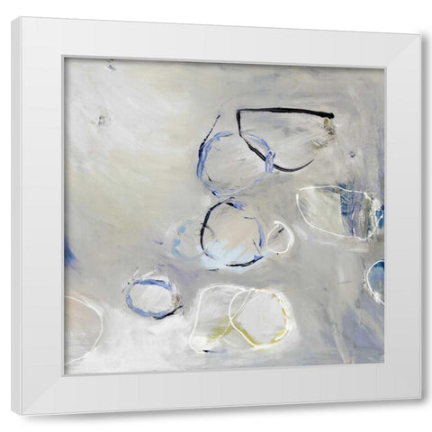 Morph II White Modern Wood Framed Art Print by Ozery, Pamela