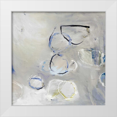 Morph II White Modern Wood Framed Art Print by Ozery, Pamela