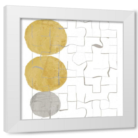 Open Portal White Modern Wood Framed Art Print by Orlov, Irena