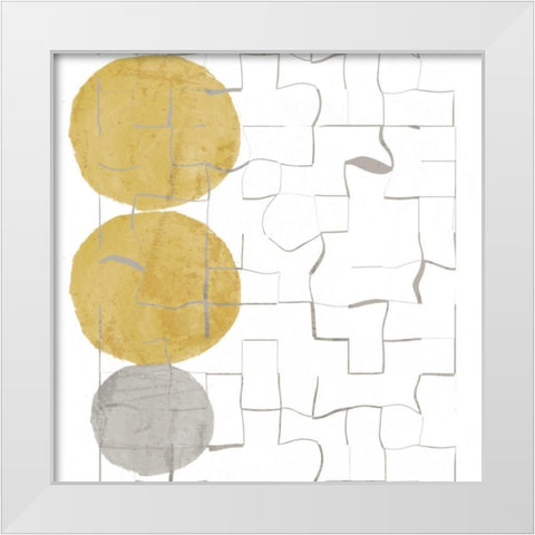 Open Portal White Modern Wood Framed Art Print by Orlov, Irena