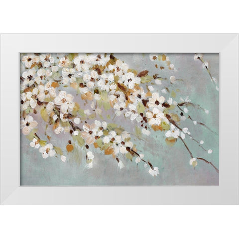 Spring Time II White Modern Wood Framed Art Print by Orlov, Irena