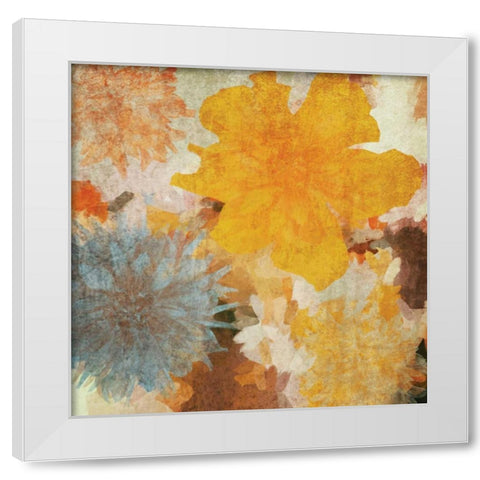 Garden of Peace White Modern Wood Framed Art Print by Orlov, Irena