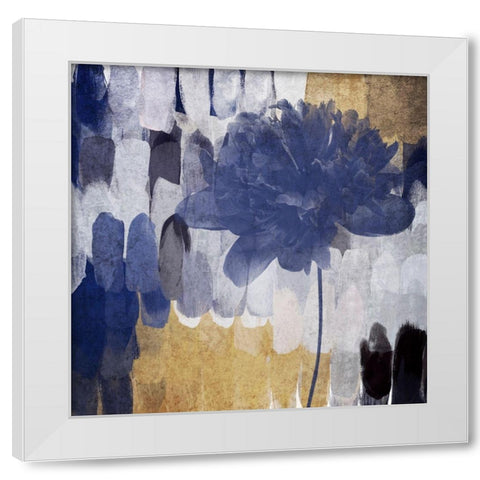 Field Sunshine White Modern Wood Framed Art Print by Orlov, Irena