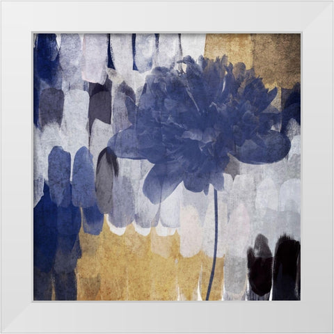Field Sunshine White Modern Wood Framed Art Print by Orlov, Irena