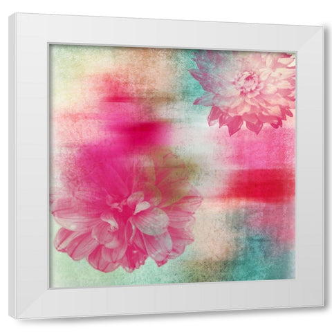 Life and Flowers White Modern Wood Framed Art Print by Orlov, Irena