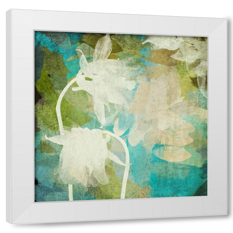 Light Green White Modern Wood Framed Art Print by Orlov, Irena