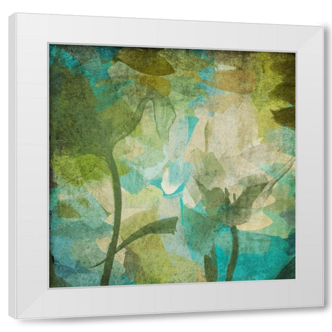Bluegrass White Modern Wood Framed Art Print by Orlov, Irena