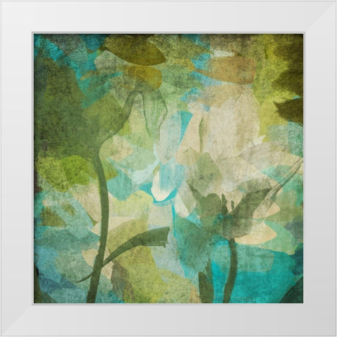 Bluegrass White Modern Wood Framed Art Print by Orlov, Irena