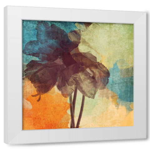 Field Flower I White Modern Wood Framed Art Print by Orlov, Irena