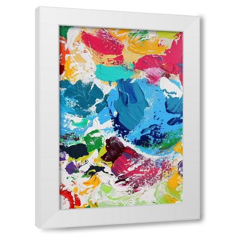 Creole III White Modern Wood Framed Art Print by Orlov, Irena