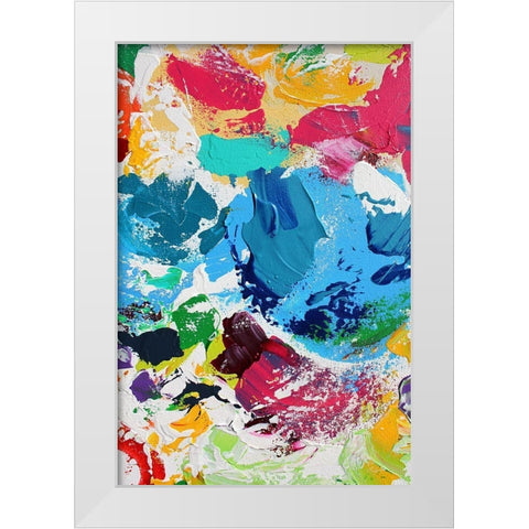Creole III White Modern Wood Framed Art Print by Orlov, Irena