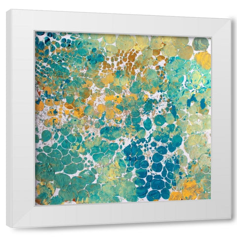 Textured White Modern Wood Framed Art Print by Orlov, Irena