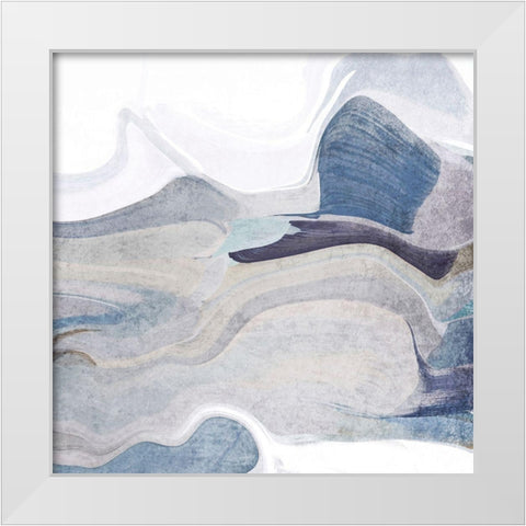 In the Breeze White Modern Wood Framed Art Print by Orlov, Irena