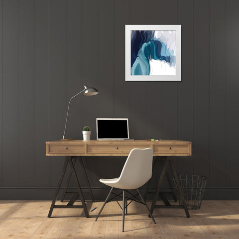 Passage between the rocks I White Modern Wood Framed Art Print by Orlov, Irena