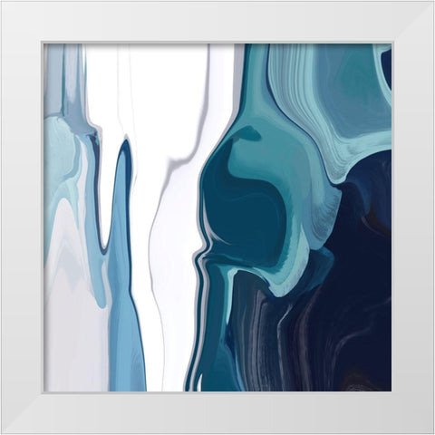 Passage between the rocks II White Modern Wood Framed Art Print by Orlov, Irena