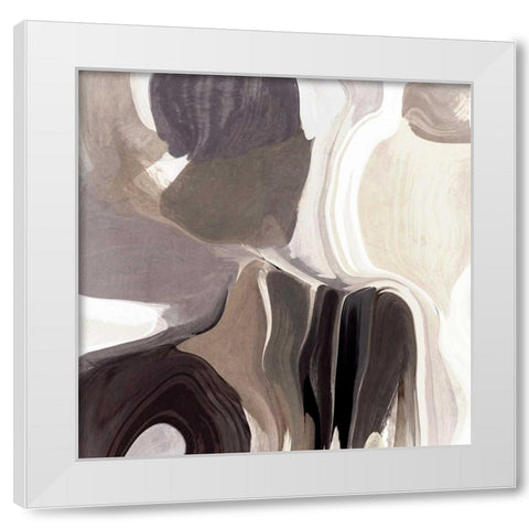 Behind the Surace II White Modern Wood Framed Art Print by Orlov, Irena