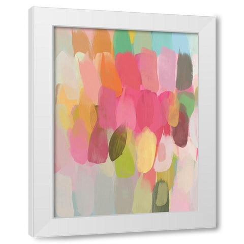 Spring Colours II White Modern Wood Framed Art Print by Orlov, Irena