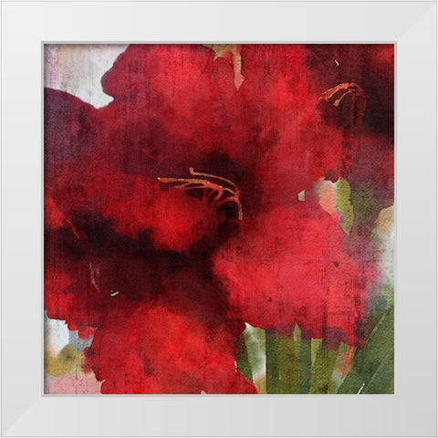 Blooming Love II White Modern Wood Framed Art Print by Orlov, Irena